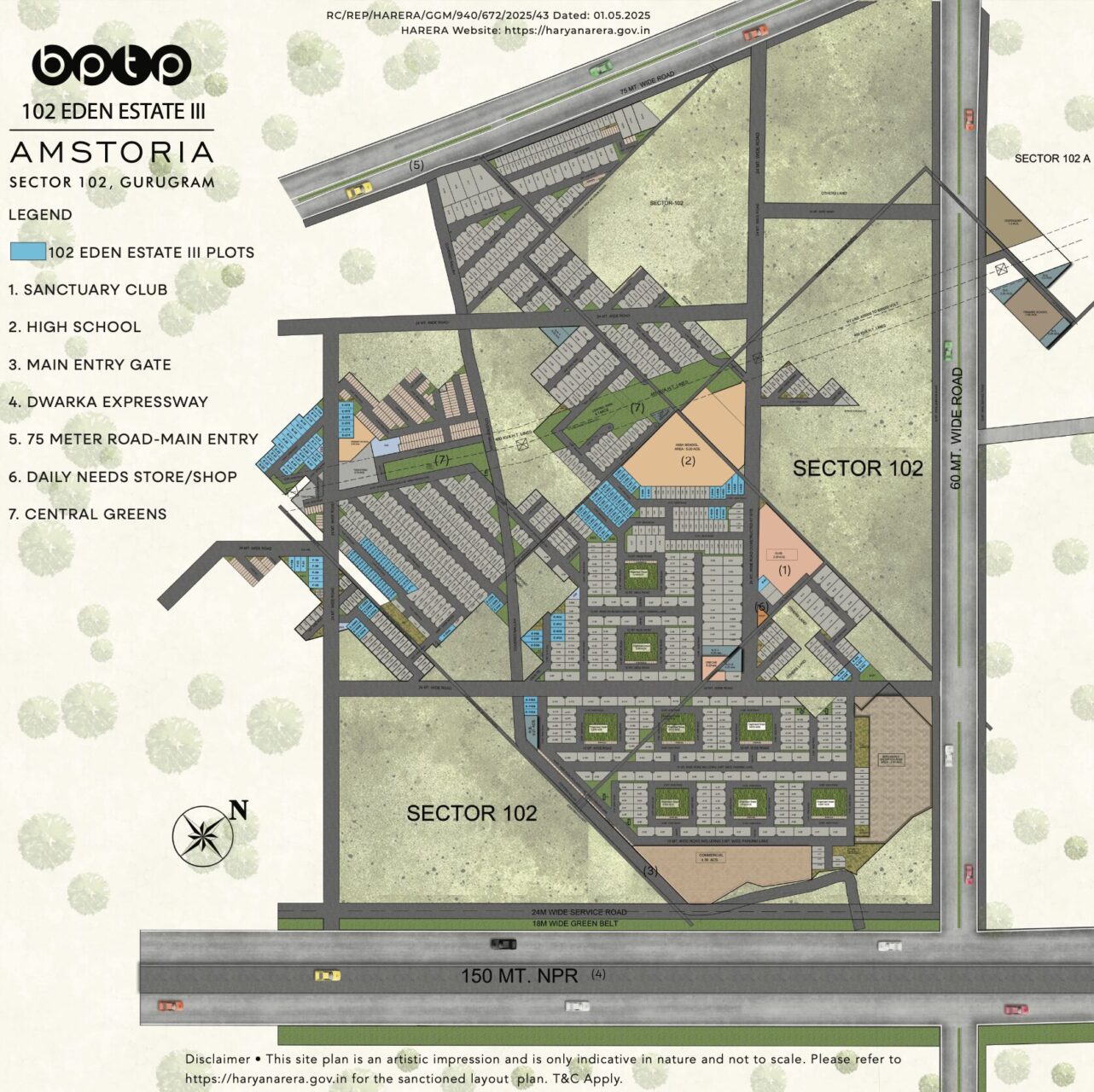 BPTP Amstoria Master Plan